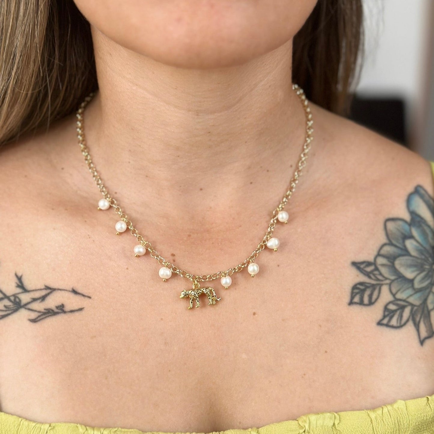 LEOPARD NECKLACE GOLD