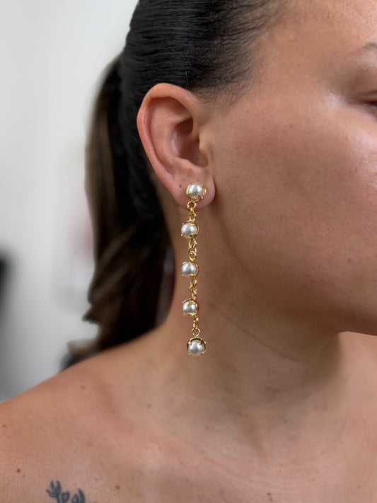GOLDEN CASCADE EARRINGS