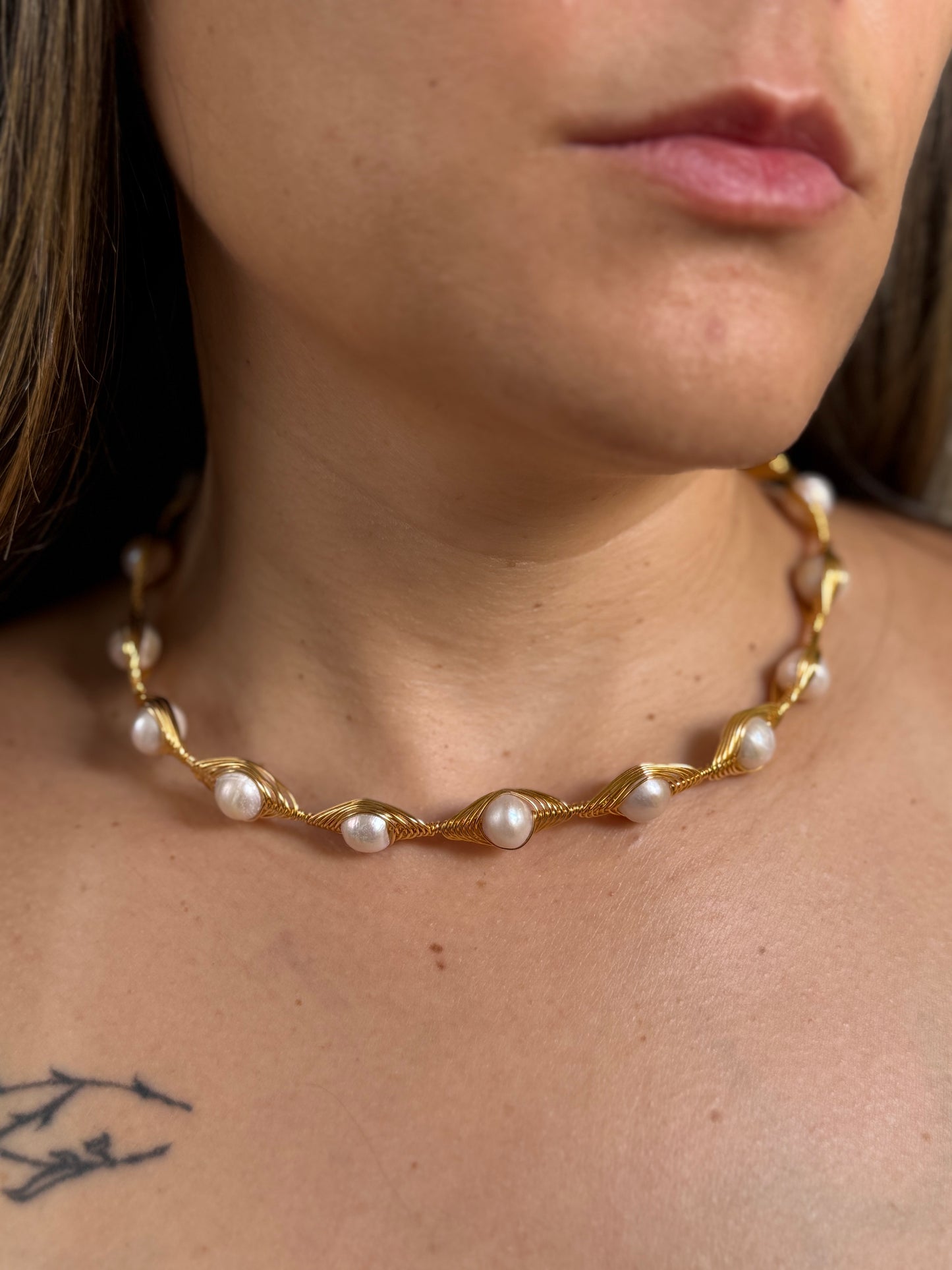 MIRELLA CHOKER BRONZE