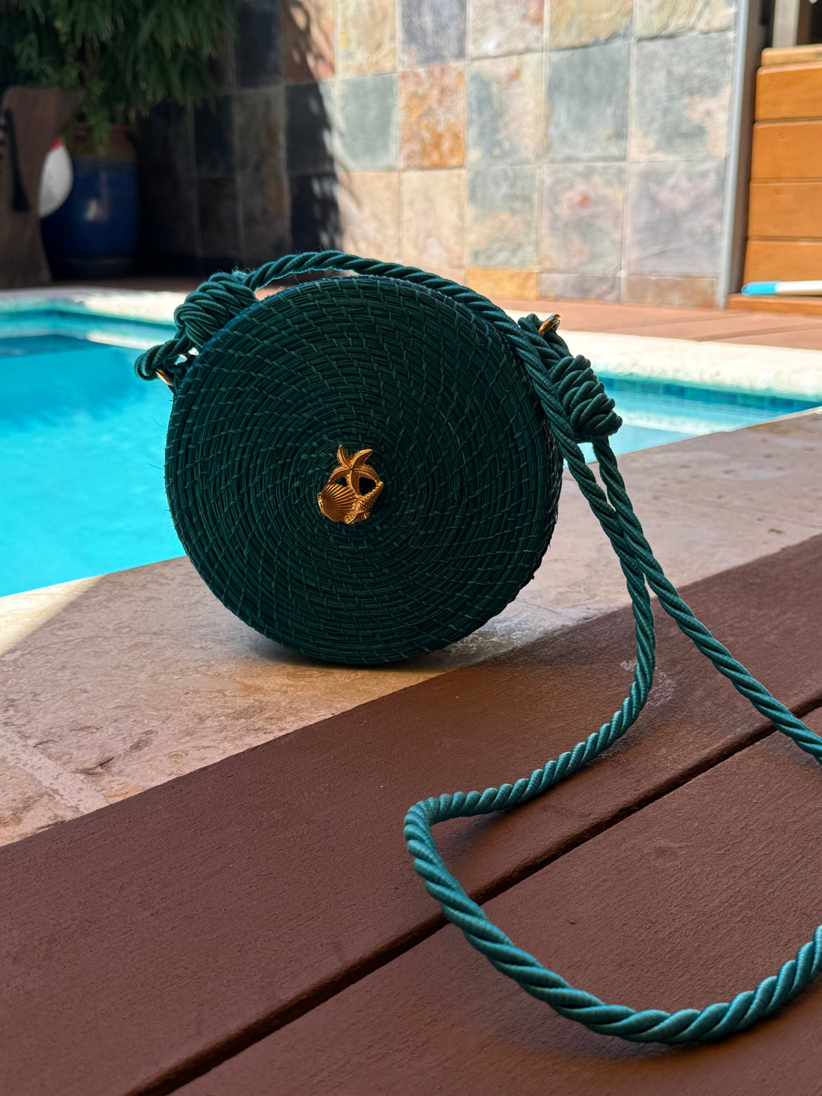 ZARIA IRACA BAG — EMERALD GREEN