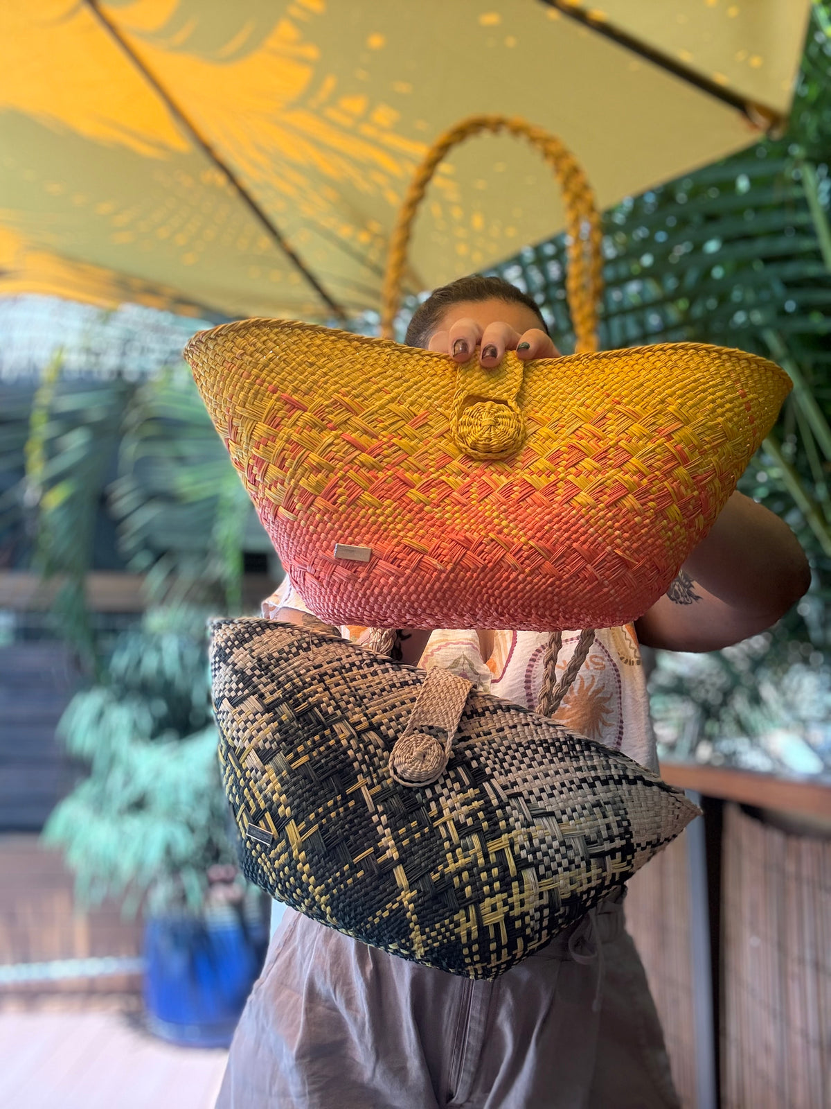 ✨ ZAHARA MINI TOTE — SUNSET