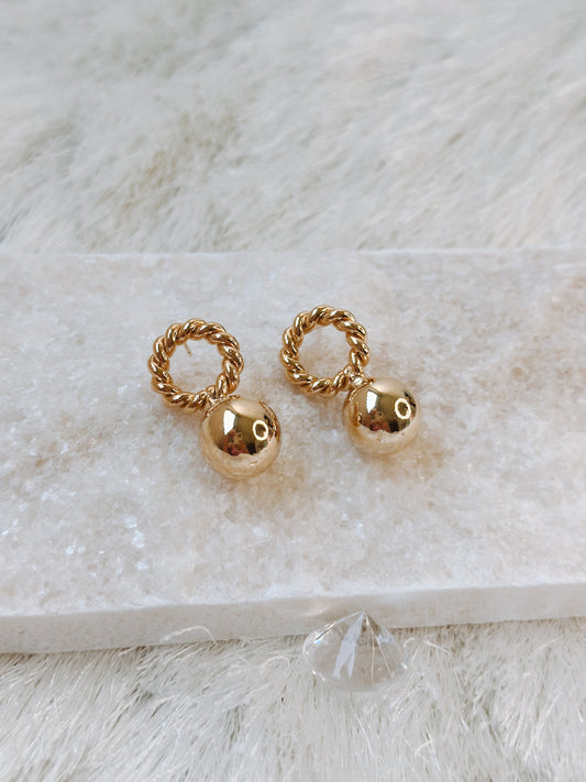 RENOIR EARRINGS GOLD