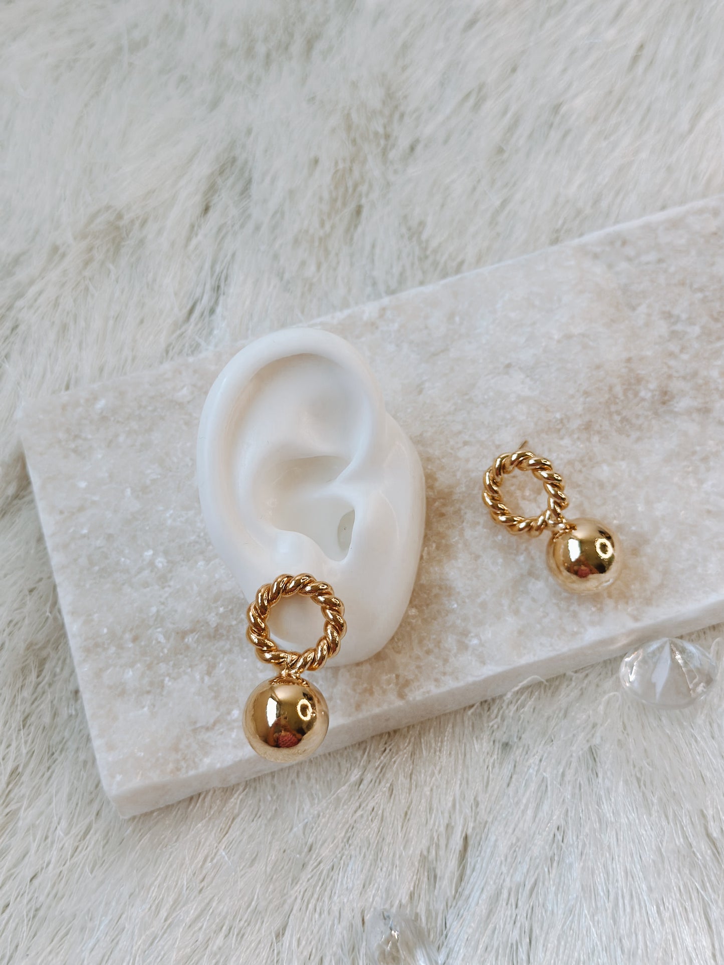 RENOIR EARRINGS GOLD