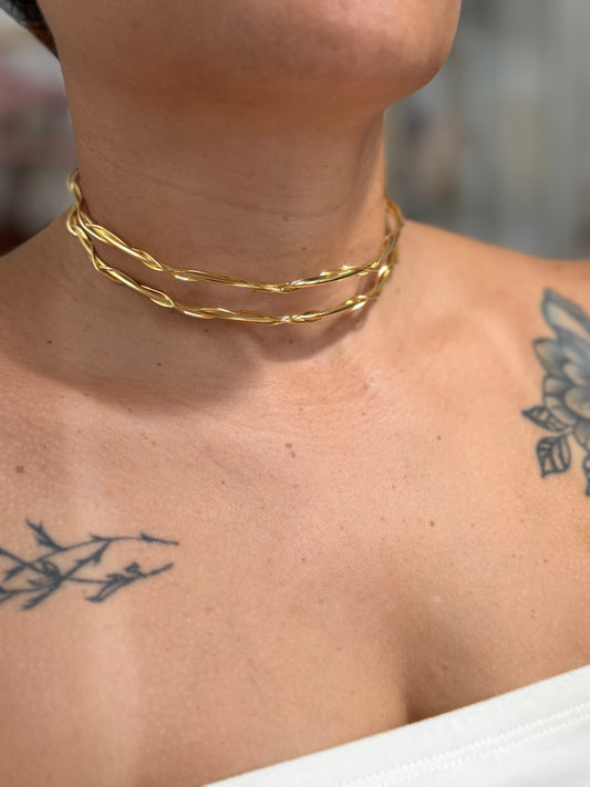 SIENA CHOKER BRONZE