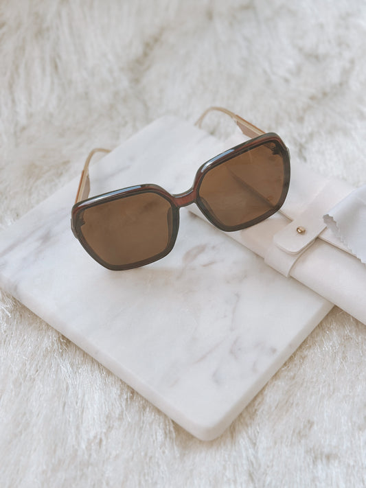 JLO  SUNGLASSES BROWN