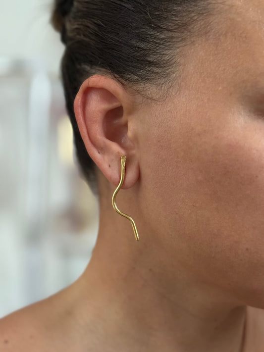 LINEAS D'Or EARRINGS BRONZE