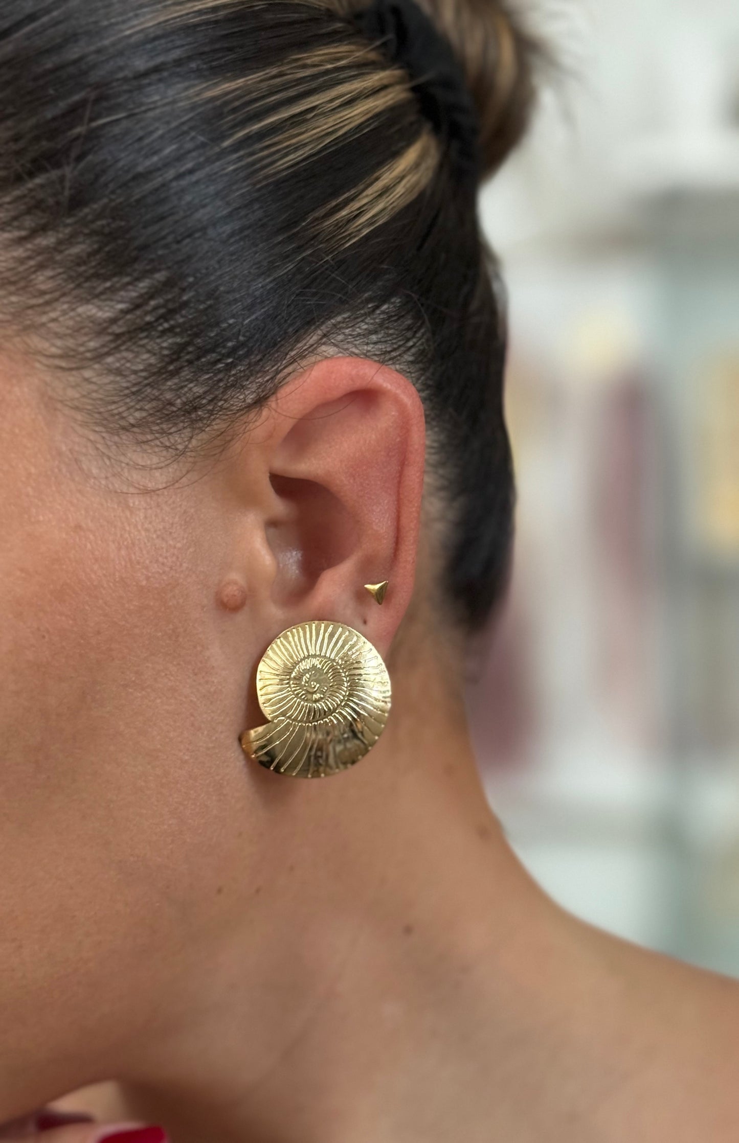 AMALFI EARRINGS BRONZE
