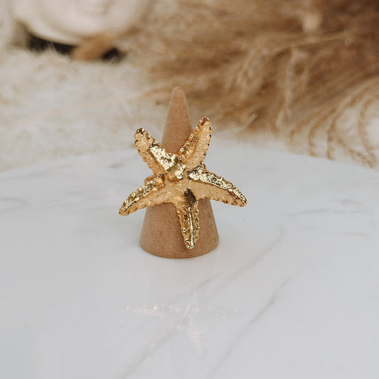 STARFISH BRONZE RING