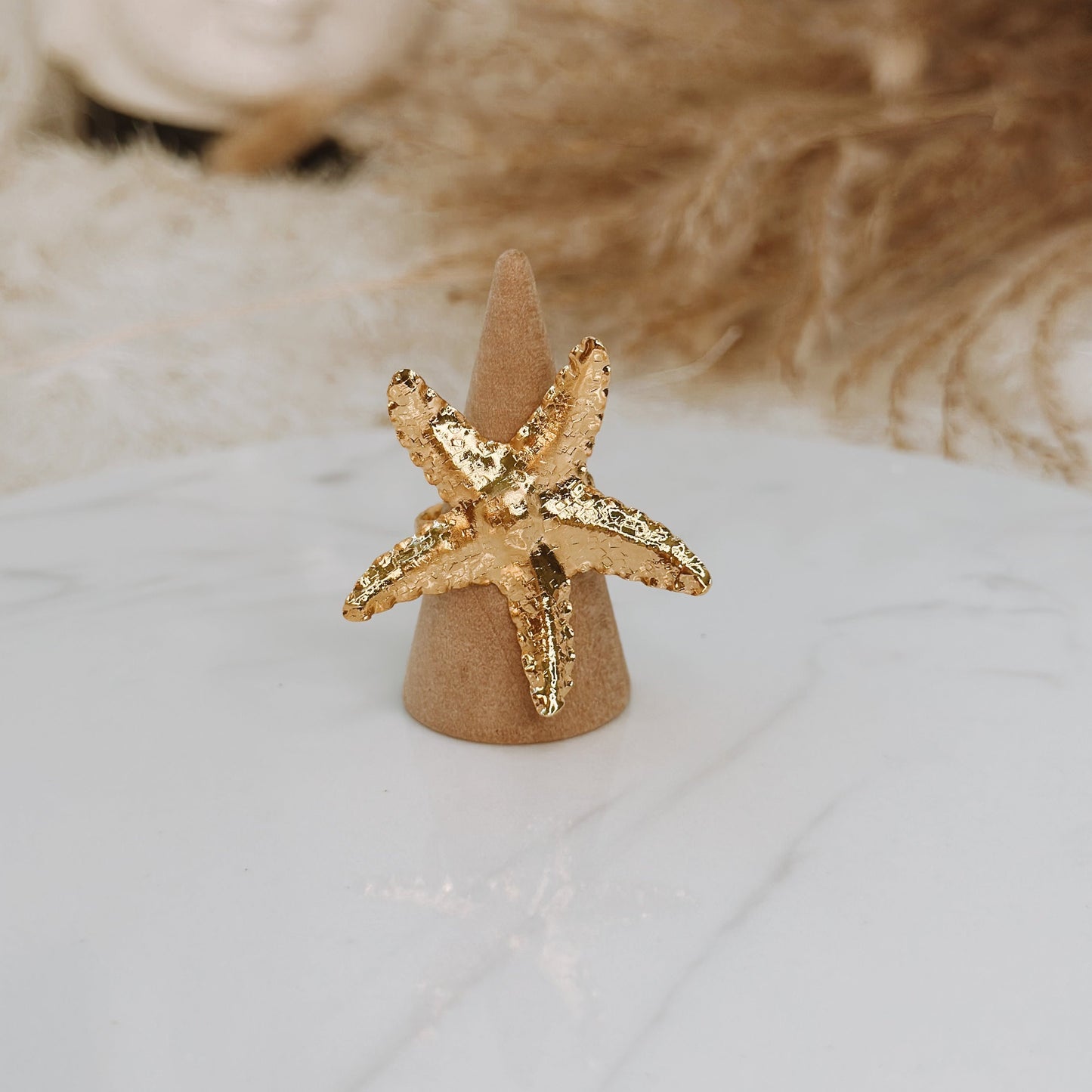 STARFISH BRONZE RING