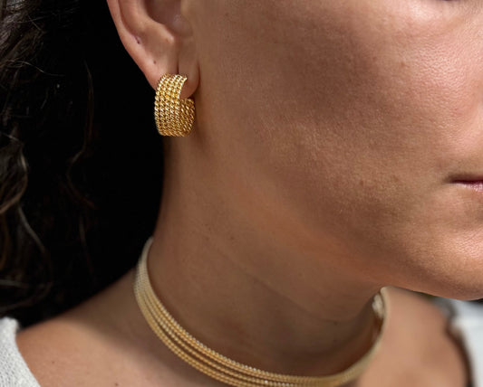 BRUMA EARRINGS BRONZE