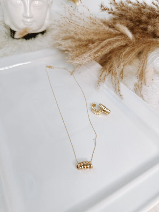 DINA SET NECKLACE GOLD