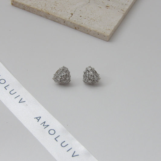 LUZ HEART EARRINGS SILVER