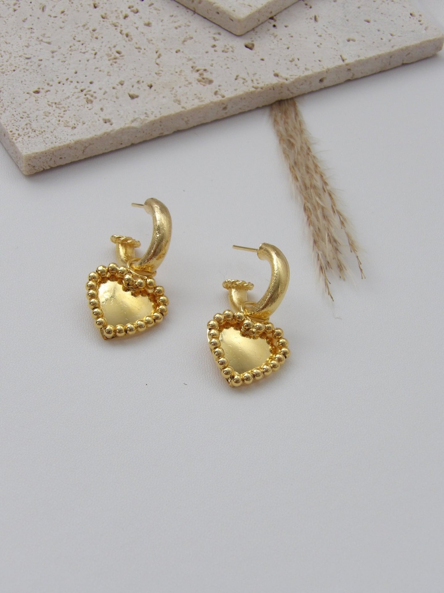 TIMELESS GOLD EARRINGS BRONZE MULTI USE
